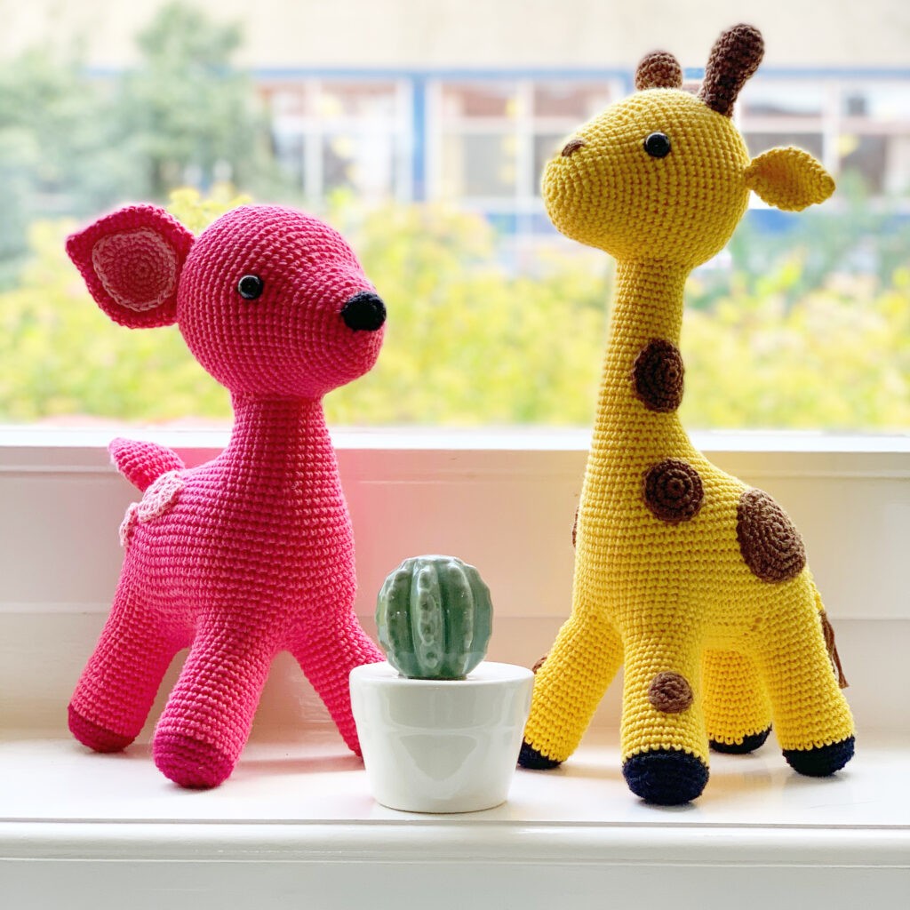 Deer and Giraffe Amigurumi crochet pattern