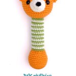 fox baby rattle crochet pattern