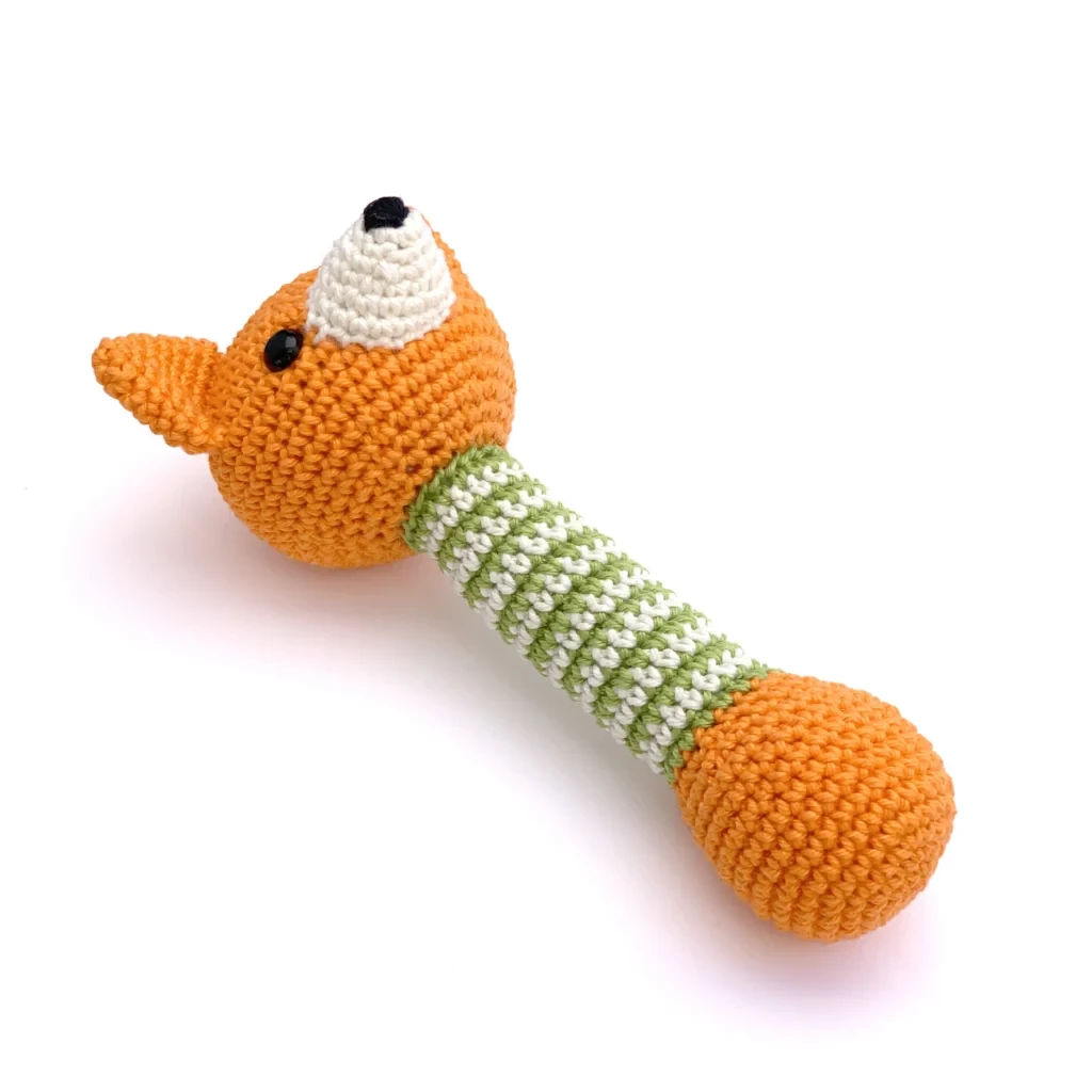 free fox rattle crochet pattern