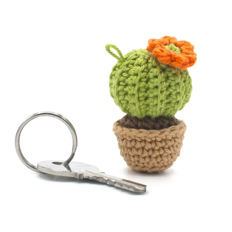 free round cactus crochet pattern