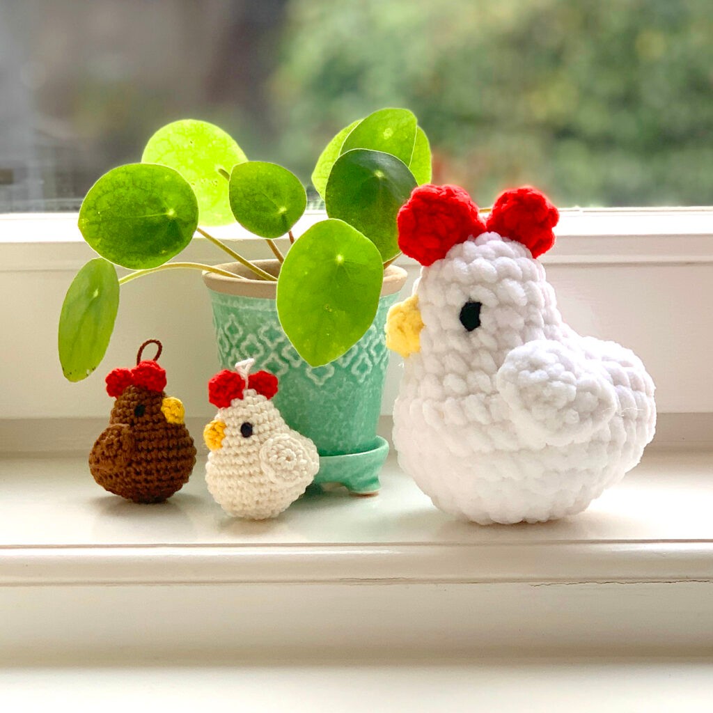 free chicken crochet pattern