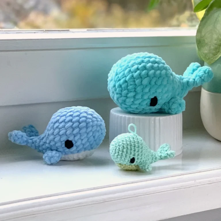 free whale crochet pattern