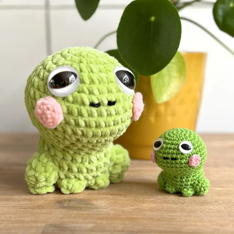 free frog crochet pattern